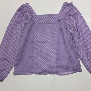 Lilac Banana Republic Blouse